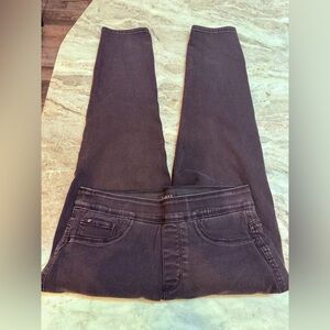 Curve Appeal Pull On Skinny Jeans M Dark Wash Stretch Jegging